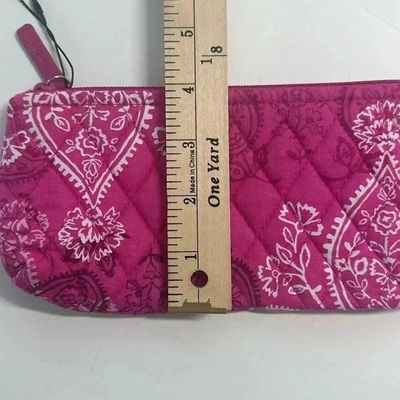 NWT Vera Bradley Brush & Pencil Case Stamped Paisley - Picture 7 of 7
